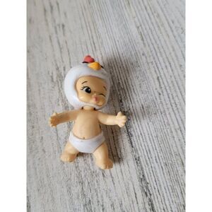 Moose chicken rooster costume mini baby toy figure